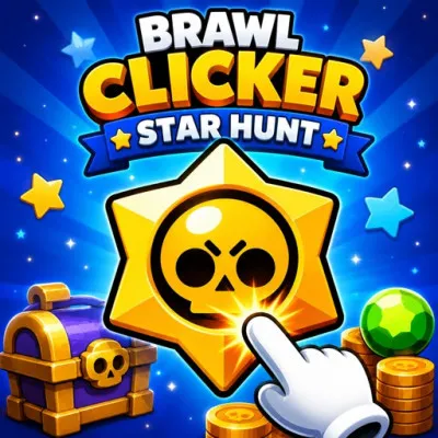 Brawl Clicker: Star Hunt is a clicker game where you defeat enemies, collect coins, unlock treasure chests, and recruit fighters.