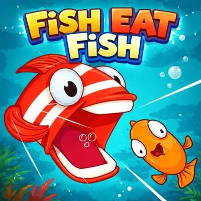 Fish Eat Fish is a simple yet addictive underwater survival game where you start as a tiny fish and grow by eating smaller ones while avoiding bigger predators. The gameplay is fast and competitive. One wrong move and you’re eaten instantly.