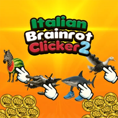 Italian Brainrot Clicker 2, released by AzGames, is a wild sequel inspired by the viral TikTok meme trend. Packed with absurd characters like Tralalero Tralala, Bombardino Crocodilo, and Tung Tung Tung Sahur, this clicker game mixes simple tap-to-earn mechanics with nonstop chaotic humor.