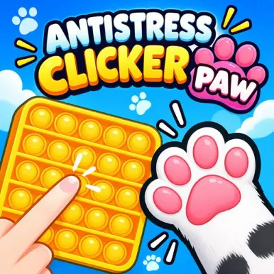 Tap, collect, and relax with Antistress Clicker: Paw. Unlock cute squishy paws, earn coins, grab upgrades, and see how long you can keep the clicking going.