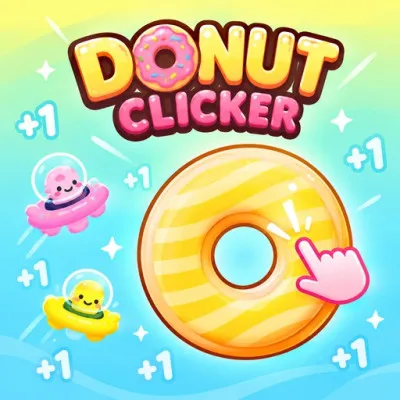 Donut Clicker is a free online idle clicker game where you click donuts, buy bakery buildings, unlock upgrades, and grow your production.