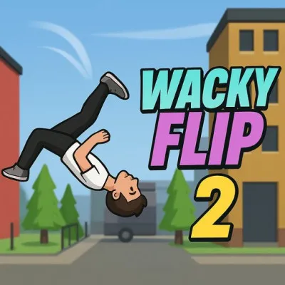 Wacky Flip 2 is the exhilarating sequel to the original Wacky Flip game, taking the ragdoll physics experience to a whole new level. This fast-paced parkour simulator challenges players to master their flipping skills in a vibrant urban playground filled with thrilling stunts and hilarious crashes.