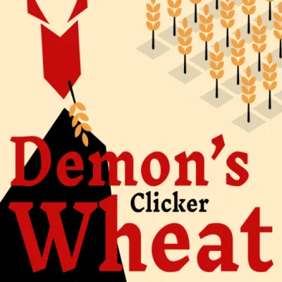 Wheat Demon Clicker is a unique wheat clicker game where you play as a humble farmer trapped in a deal with dark demons. Your mission: harvest as much wheat as possible to pay off your infernal debt or face a grim fate