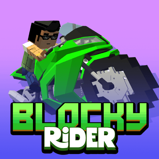 how to play Blocky Rider